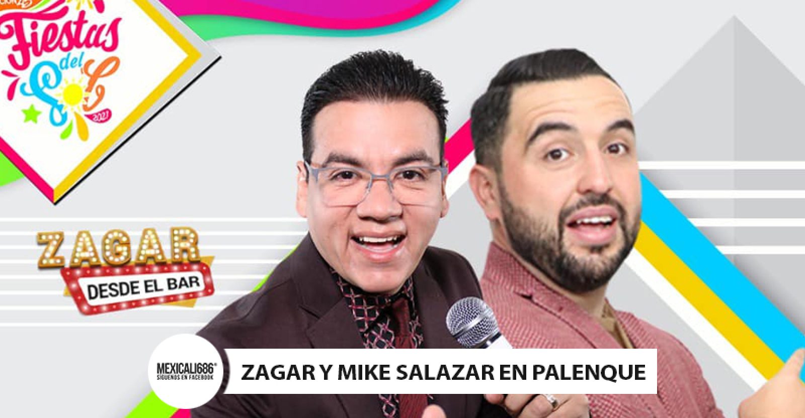José Luis Zagar y Mike Salazar en el Palenque 2021